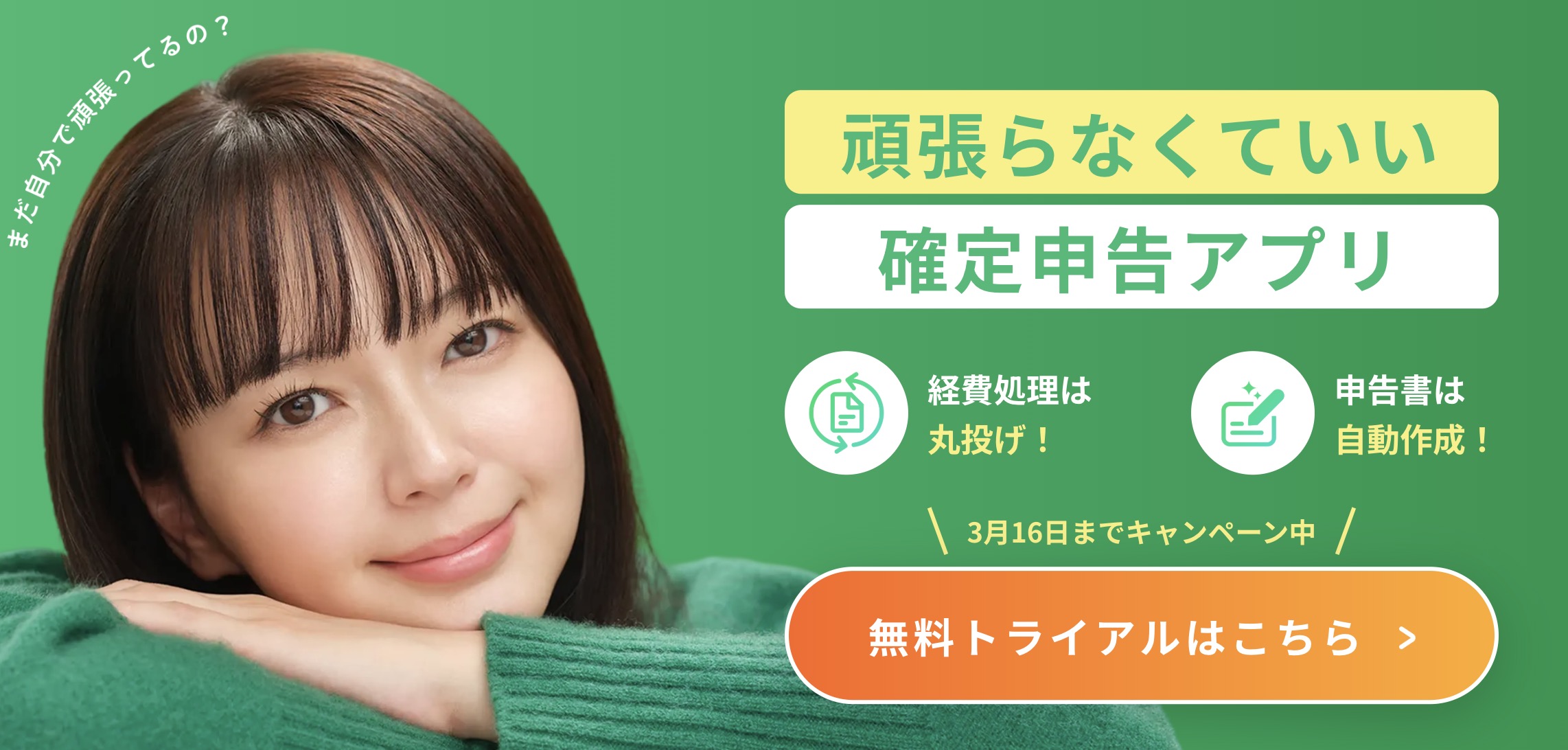 タックスナップトップ画面