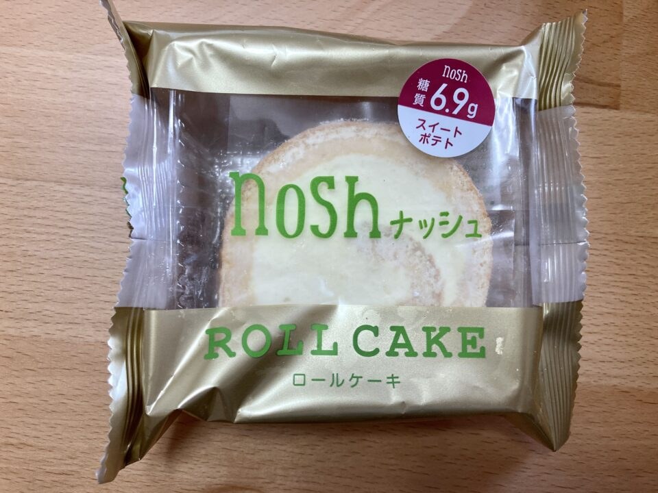ナッシュのロールケーキのパッケージ